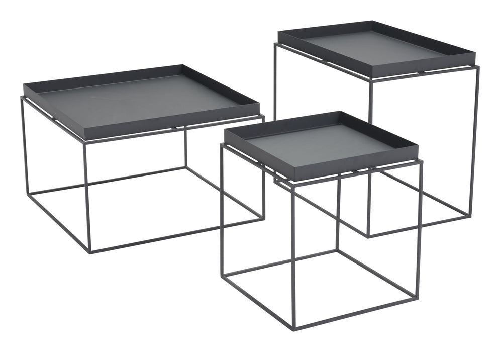 Gaia Nesting Tables Black