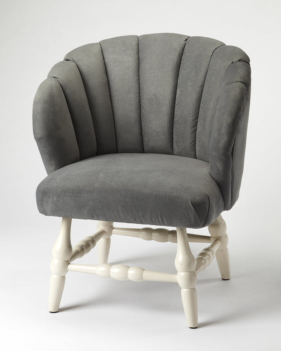 Butler Malcom Gray Velvet Accent Chair