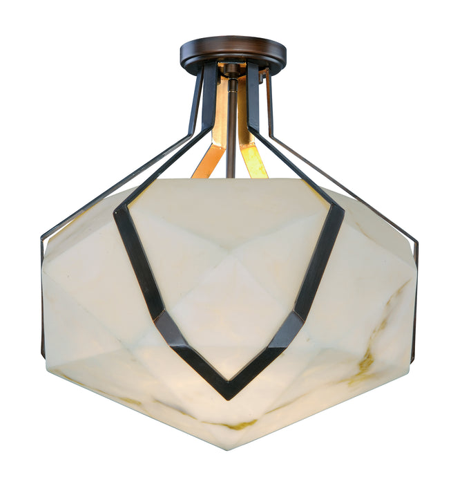 Boulder-Semi-Flush Mount