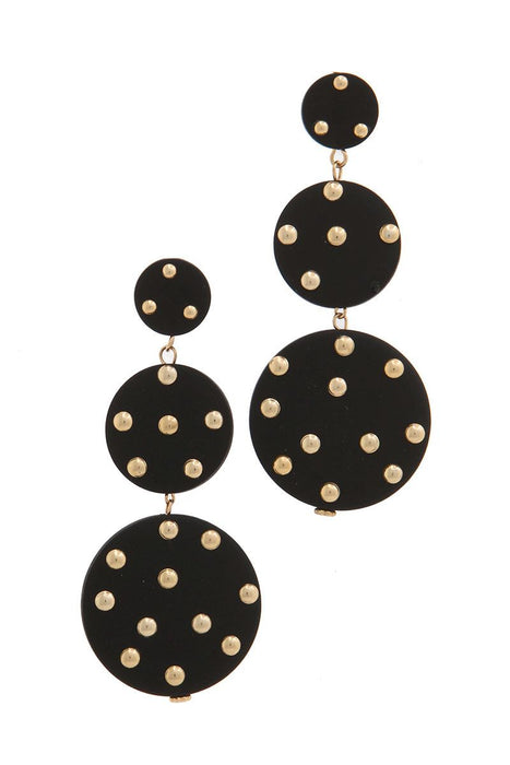Stud Drop Earrings