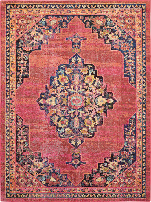 Nourison Passionate PST01 Pink Multicolor 9'x12' Oversized Rug