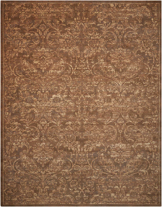 Nourison Silken Allure SLK19 Brown 10'x14' Rug