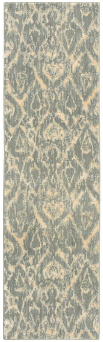 Nourison Nepal NEP07 Beige 8' Runner Hallway Rug