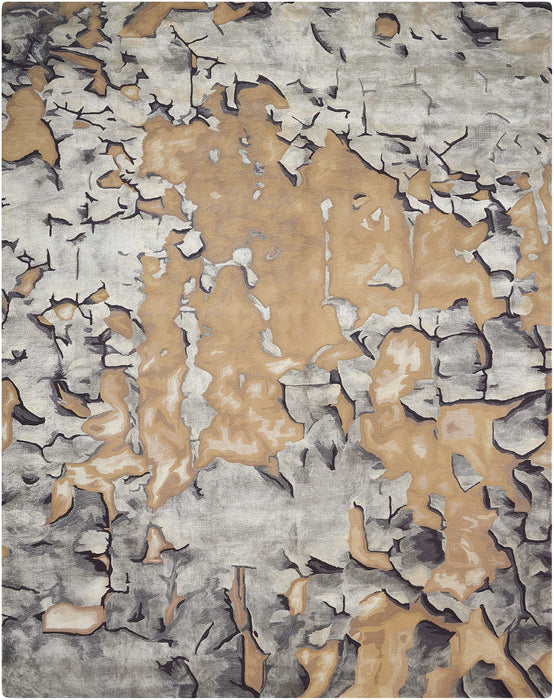 Nourison Prismatic PRS02 Beige and Grey 6'x8' Area Rug