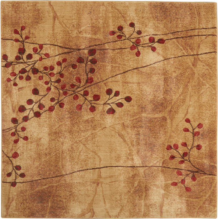 Nourison Somerset ST74 Brown 7' Square Rug