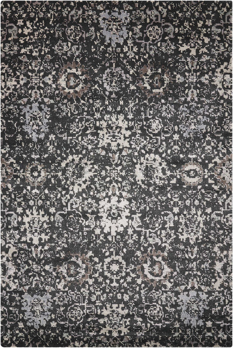 Nourison Twilight TWI13 Black and Grey 12'x15' Oversized Rug
