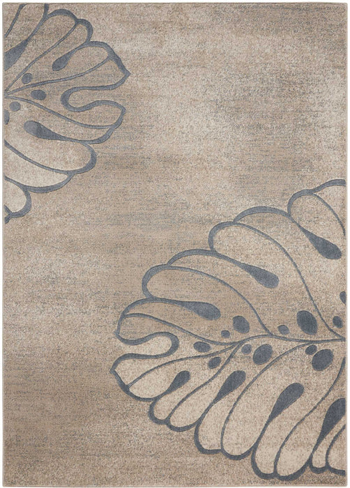 Nourison Maxell MAE04 Beige 5'x7' Area Rug