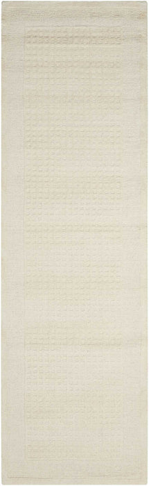 Nourison Westport WP20 White 8' Runner Hallway Rug