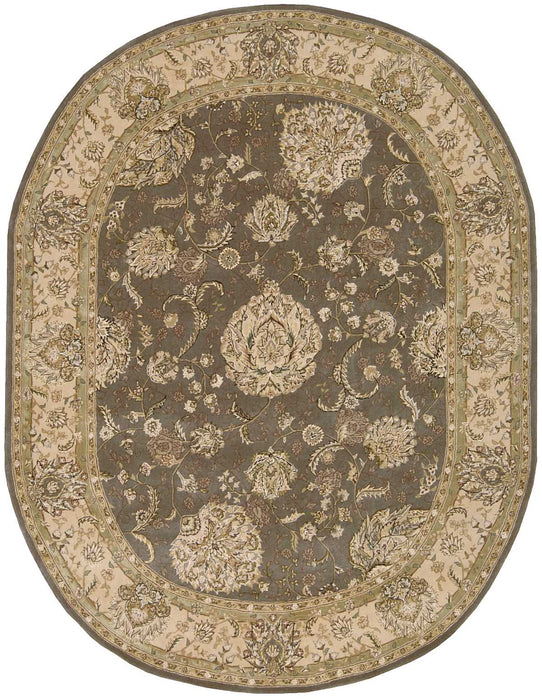 Nourison 2000 2259 Grey 10' Oval Area Rug