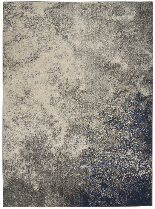 Nourison Passion 4' x 6' Charcoal and Ivory Area Rug