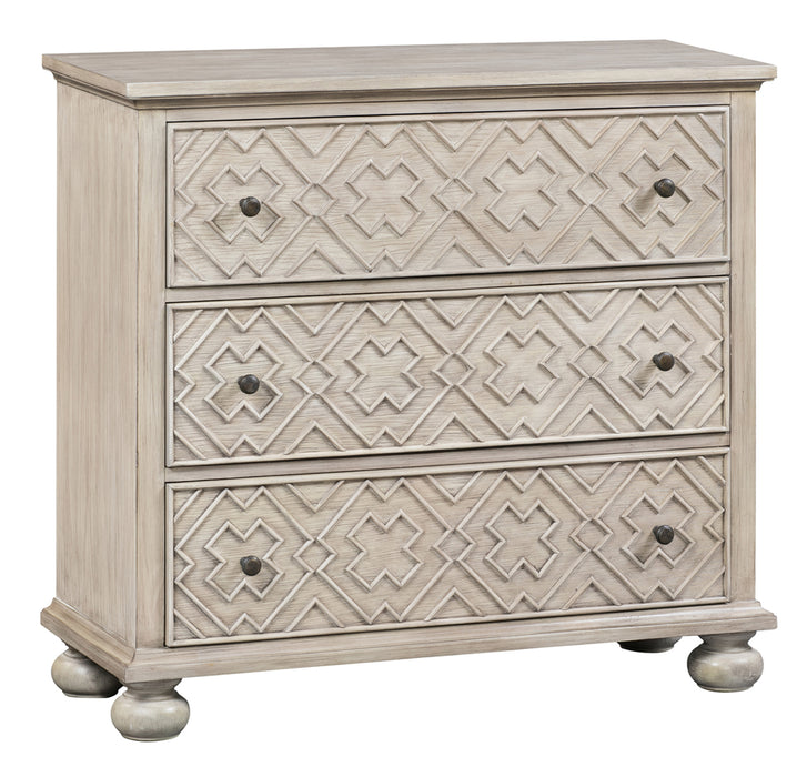Hawthorne Estate 3 Drawer Fretwork Pattern Chest