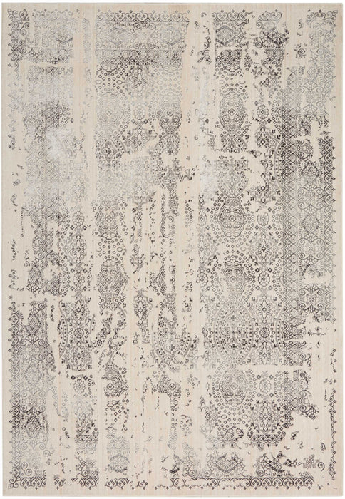 kathy ireland Home Silver Screen KI344 Ivory White 5'x7' Area Rug