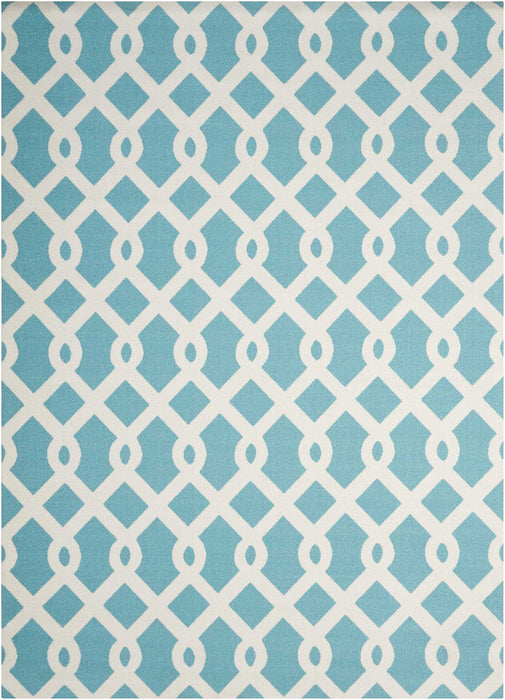 Waverly Sun N Shade SND20 Blue 10'x14' Rug