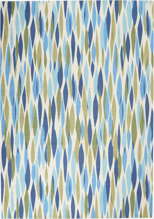 Waverly Sun N Shade SND01 Green 5'x8' Area Rug
