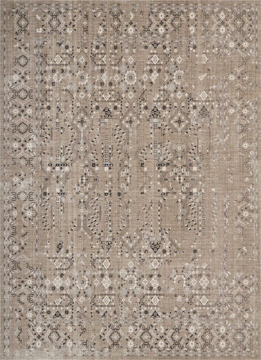 kathy ireland Home Silver Screen KI343 Taupe 10'x13' Oversized Rug