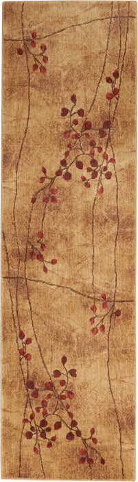 Nourison Somerset ST74 Brown 6' Runner Hallway Rug
