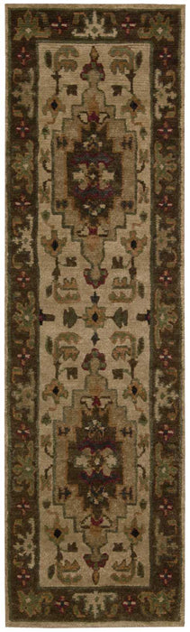 Nourison Tahoe TA01 Beige 8' Runner Hallway Rug