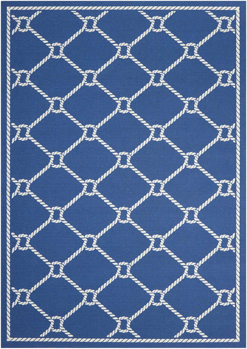 Waverly Sun N Shade SND41 Dark Blue 8'x11' Rug