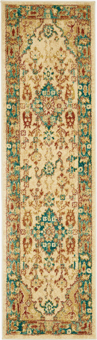 Nourison Traditional Antique 8' Runner Persian Area Rug