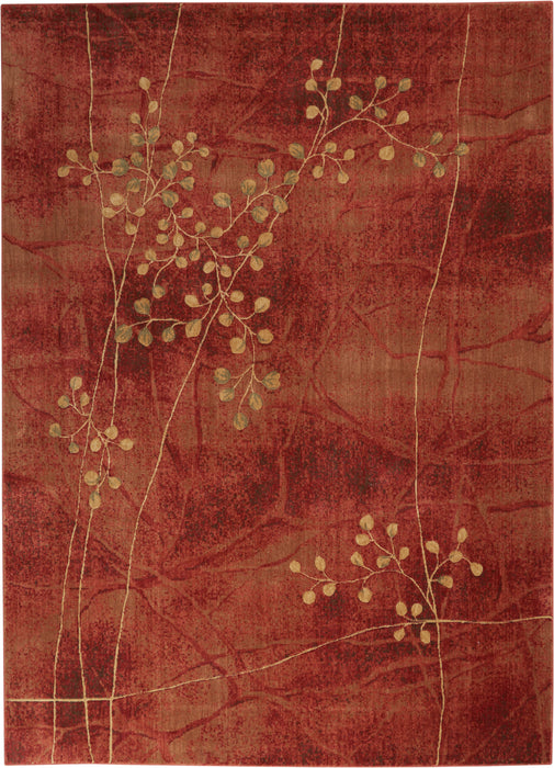 Nourison Somerset ST74 Red 8'x11' Rug