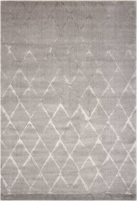 Nourison Twilight TWI15 Silver and Grey 12'x15' Oversized Rug