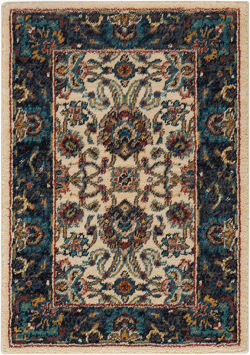 Nourison 2020 NR201 White Multicolor 3'x5' Area Rug