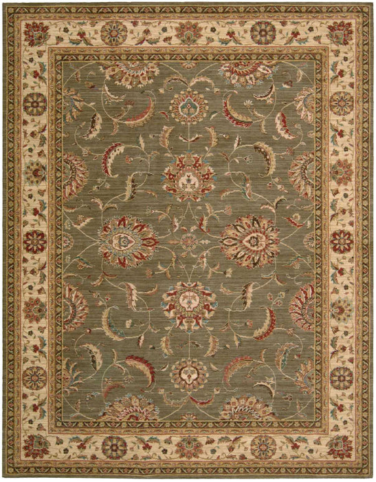 Nourison Living Treasures LI04 Green 8'x11' Rug