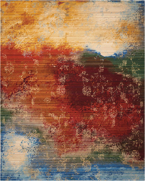 Nourison Rhapsody RH016 Multicolor 10'x14' Rug