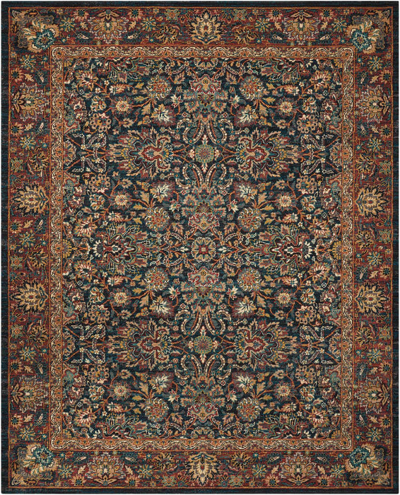 Nourison 2020 NR201 Navy 5'x8' Area Rug