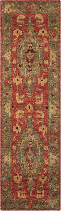 Nourison Tahoe TA01 Brown 8' Runner Hallway Rug