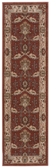 Nourison Walden WAL04 Red 8' Runner Hallway Rug