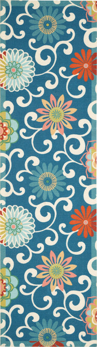Waverly Wav01/Sun & Shade 8' Runner Area Rug