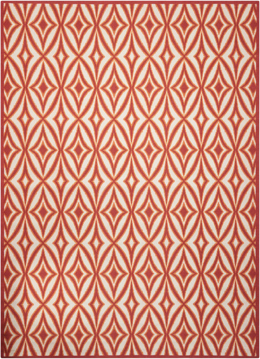 Waverly Sun N Shade SND19 Red 10'x14' Rug