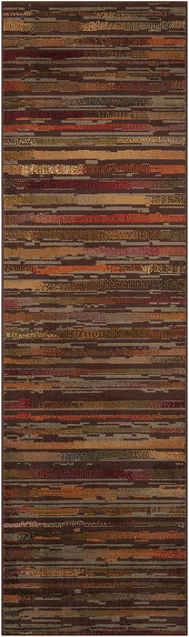 Nourison Paramount PAR15 Multicolor 7' Runner Hallway Rug