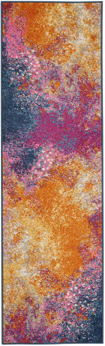 Nourison Passion PSN10 Multicolor 8' Runner Hallway Rug