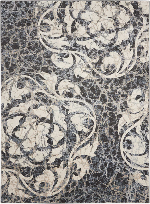 Nourison Maxell MAE10 Grey 8'x11' Oversized Rug