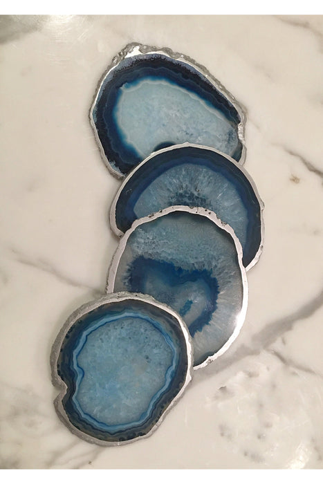 Blue Agate Coasters