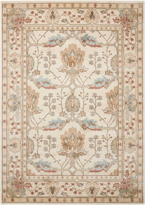 Nourison Walden WAL04 White 4'x6' Area Rug