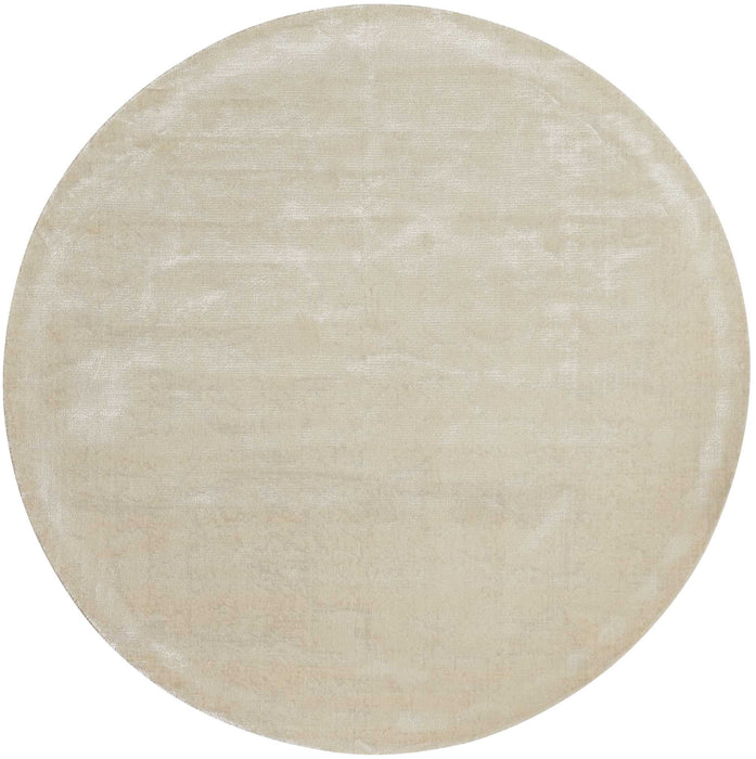 Nourison Twilight TWI09 White 8' Round Large Rug