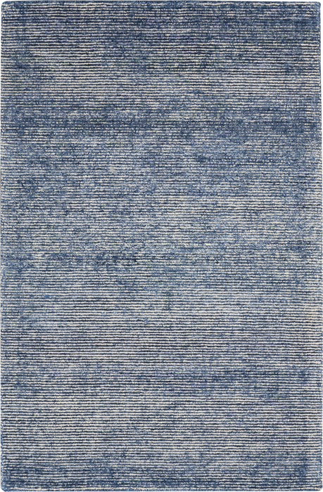 Nourison Weston WES01 Blue 5'x8' Contemporary Area Rug