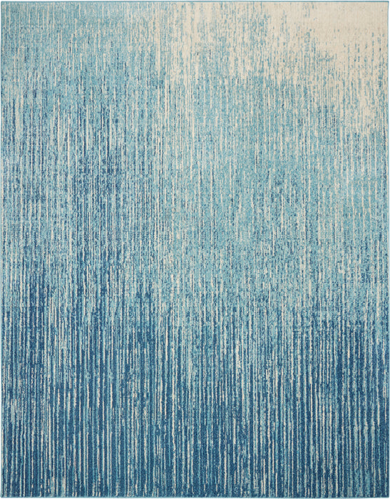 Nourison Passion 7' x 10' Navy Light Blue Area Rug