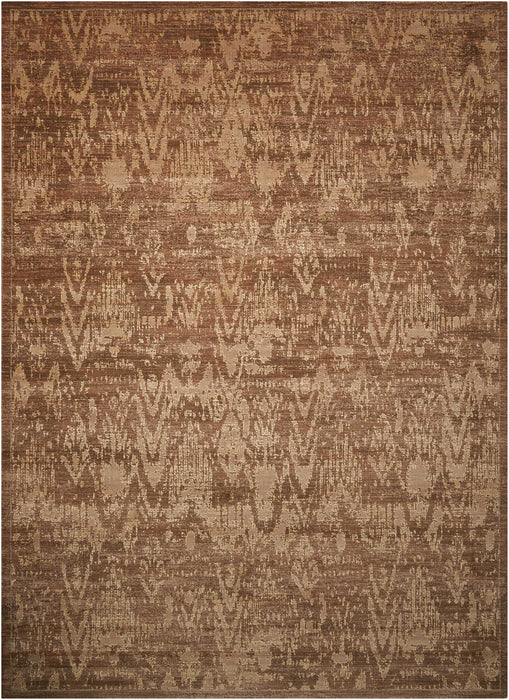 Nourison Silken Allure SLK17 Brown 5'x8' Area Rug