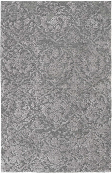 Nourison Opaline OPA14 Grey 4'x6' Area Rug