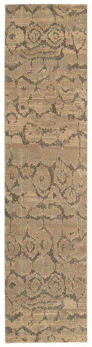 Nourison Silken Allure SLK10 Beige 10' Runner Hallway Rug