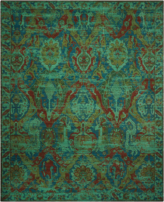 Nourison Timeless TML09 Green 9'x12' Rug