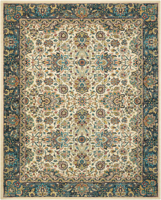 Nourison 2020 NR201 White Multicolor 8'x11' Area Rug