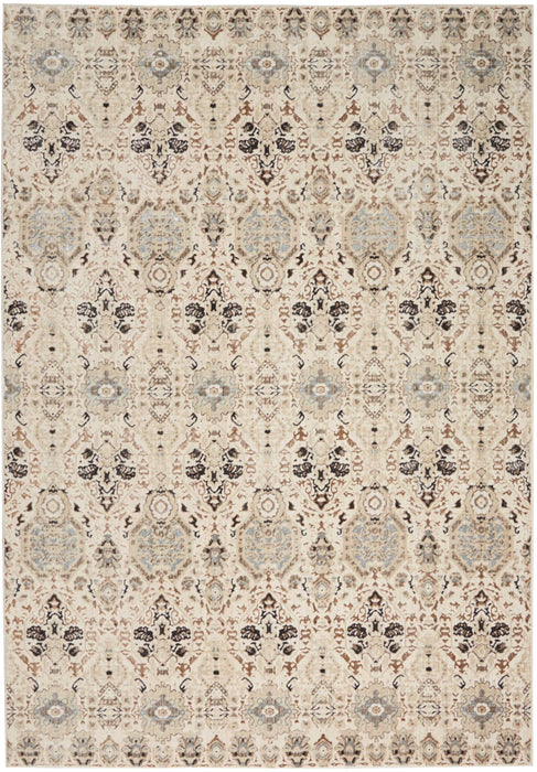 kathy ireland Home Silver Screen KI341 Grey and White 5'x7' Area Rug