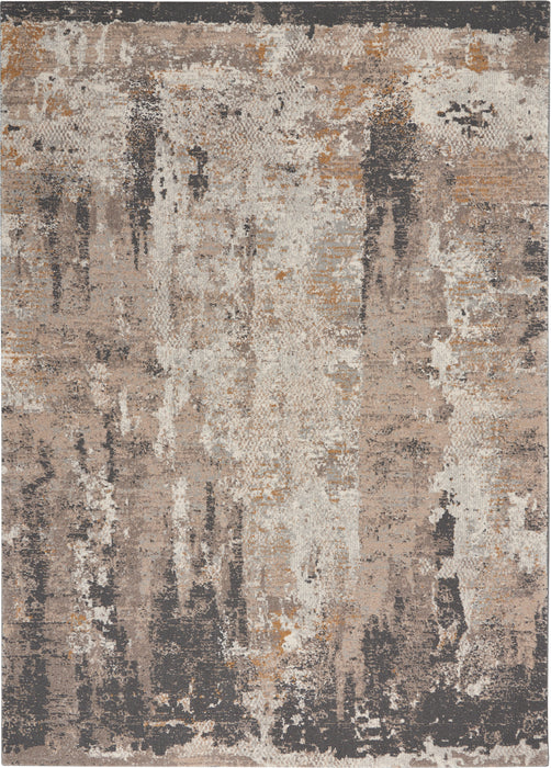 Nourison Tangra 4'x6' Cream Grey Area Rug