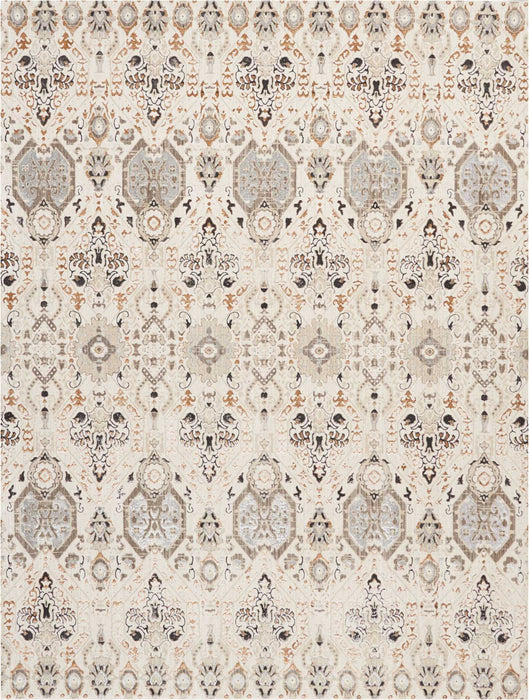 kathy ireland Home Silver Screen KI341 Grey and White 8'x10' Large Rug