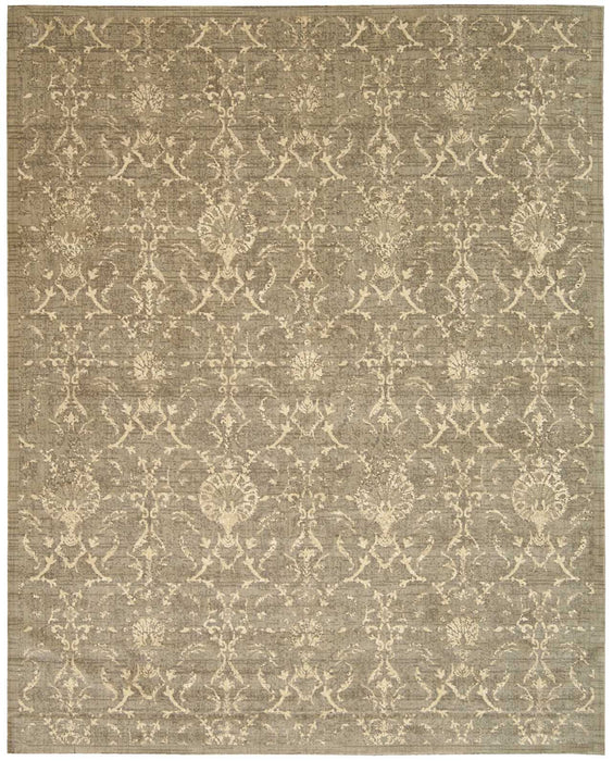 Nourison Silk Elements SKE03 Green 12'x15' Rug